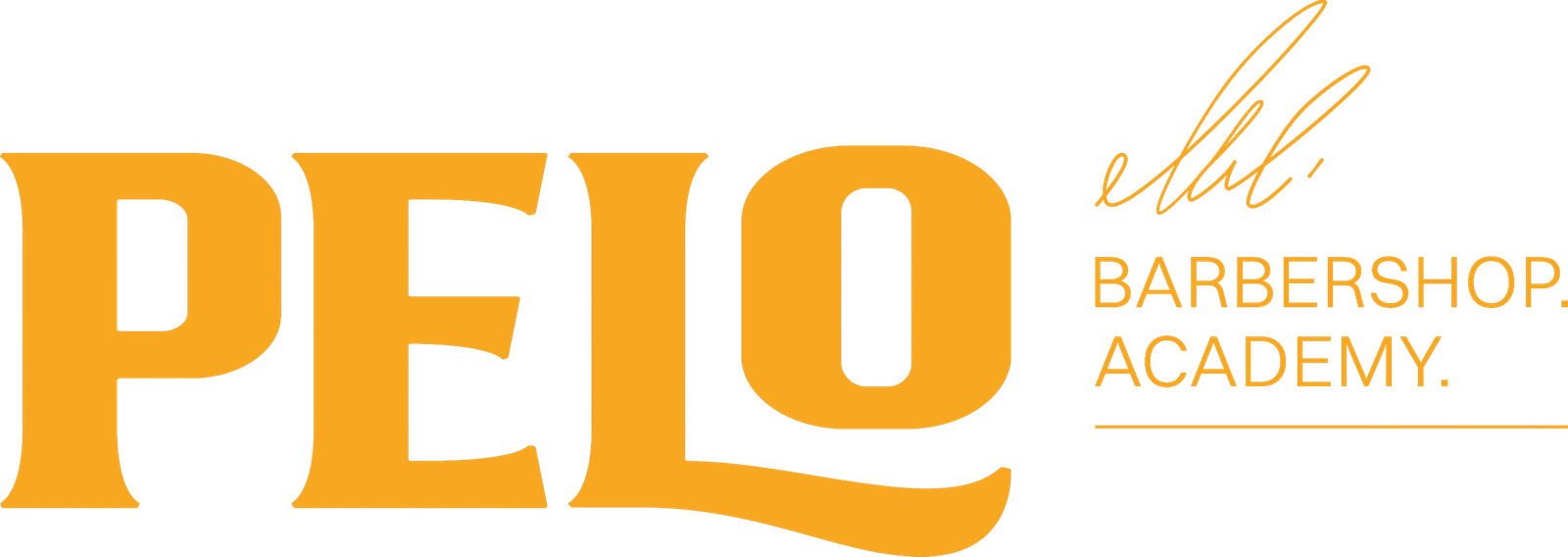 לוגו מספרת גברים PELO